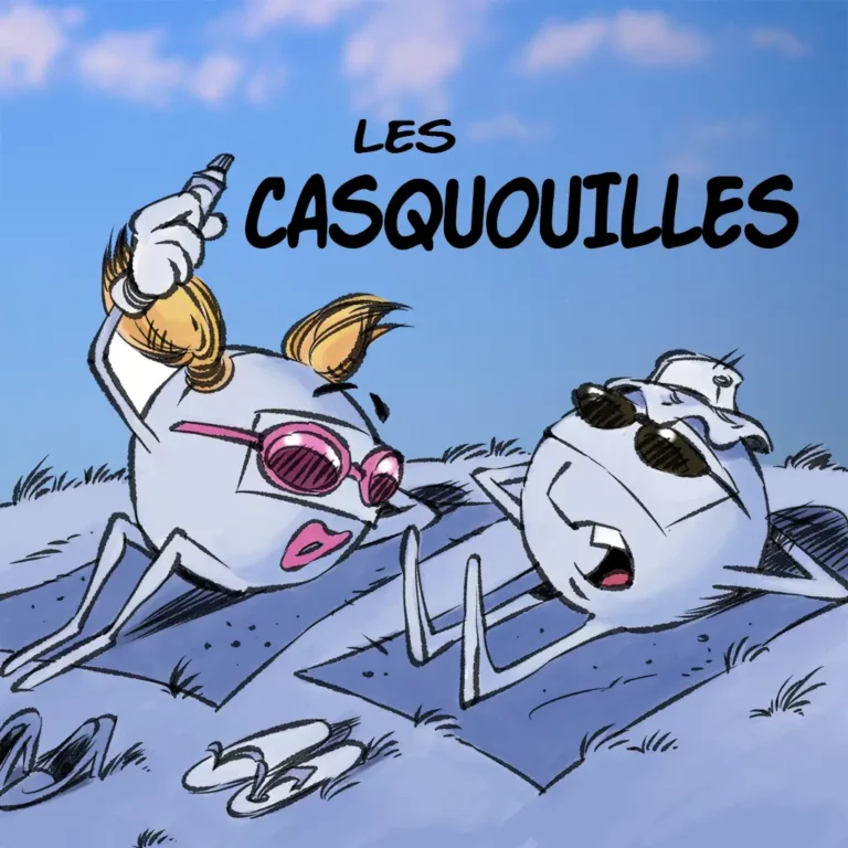 Les Casquouilles, bande dessinée de Bruzefh