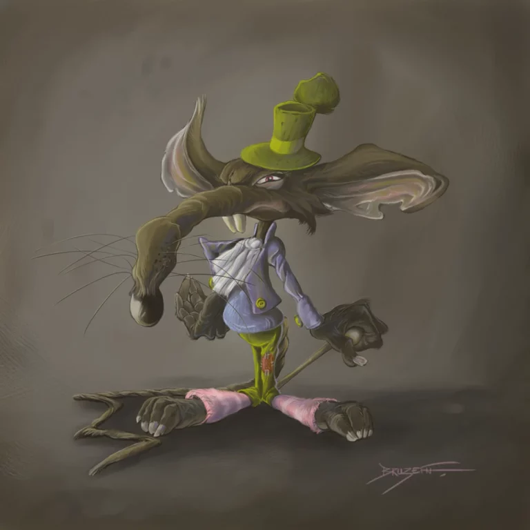 "Rat", peinture numérique de Bruzefh