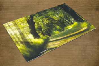 Digigraphie "Chemin de Forêt", boutique www.bruzefh.fr